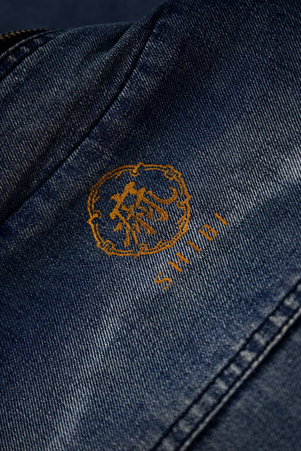 痲九零式 - 90 RELIC DENIM JACKET - BLACK RED